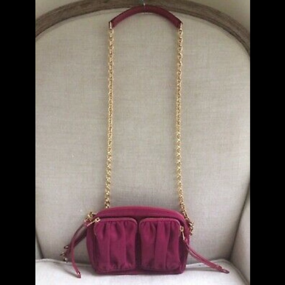 MZ Wallace Crossbody Pink Chain Penny Bedford EUC